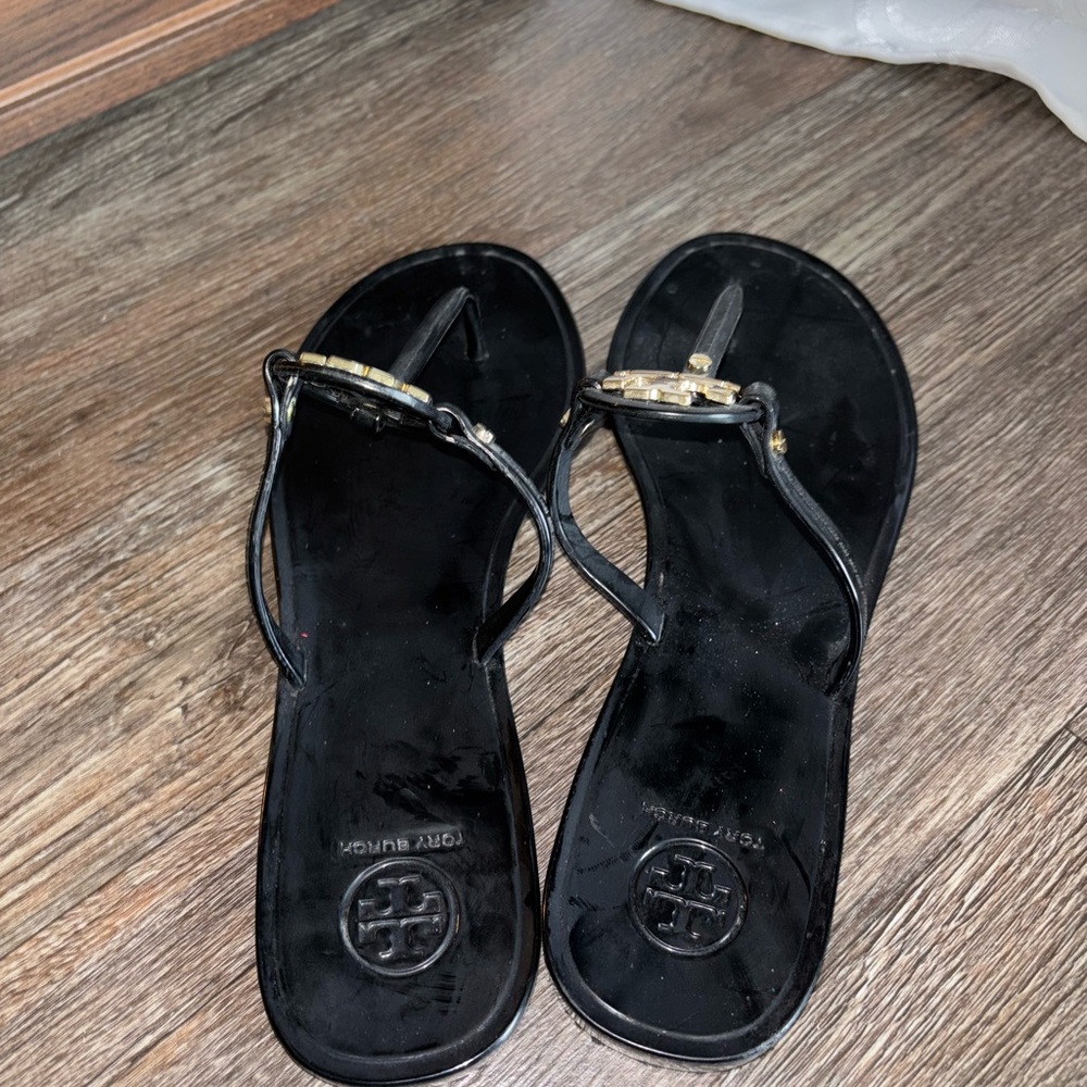 Tory Burch size 9 Black Sandals - Picture 5 of 7
